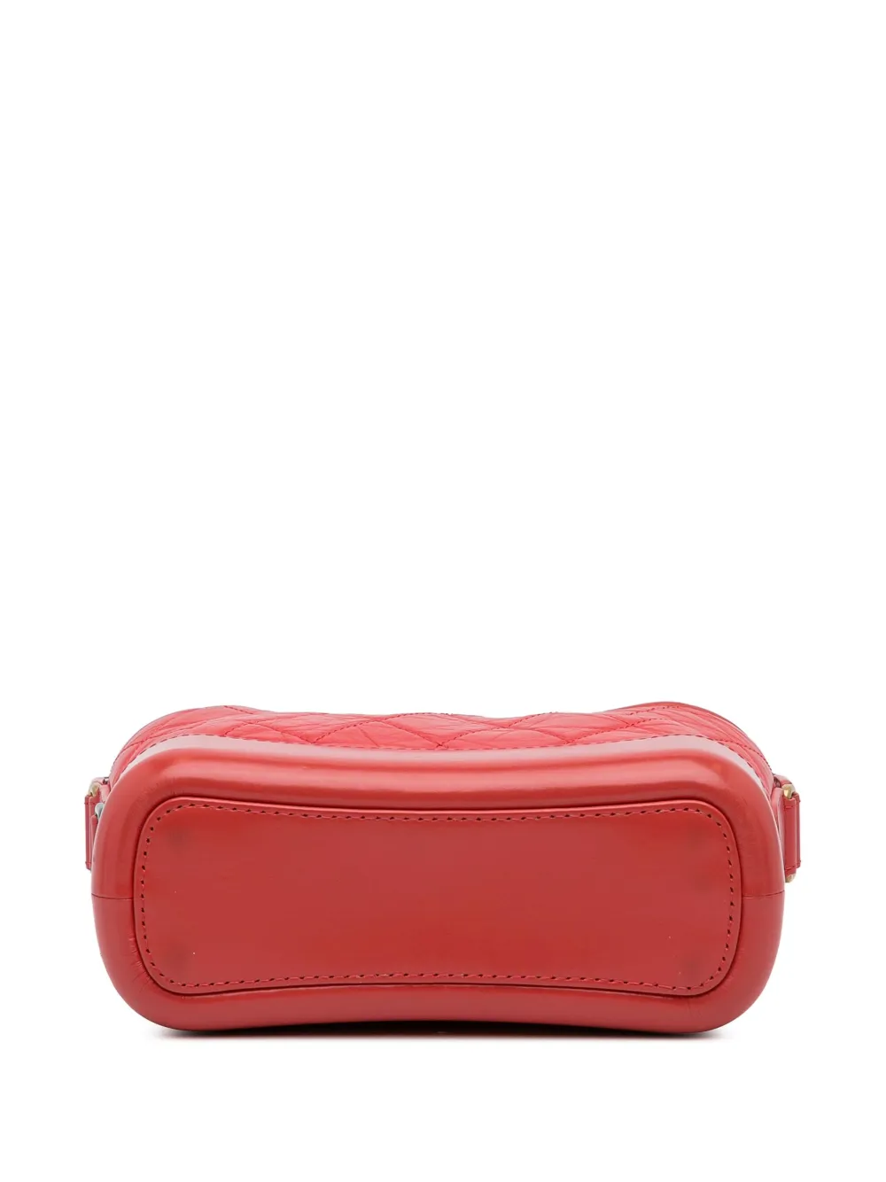 Pre-owned Chanel 2018-2019 Small Gabrielle Crossbody Bag In Red