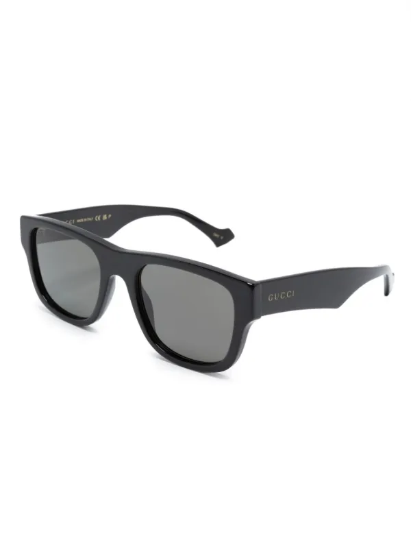 Gucci Eyewear square frame Sunglasses Black FARFETCH AE