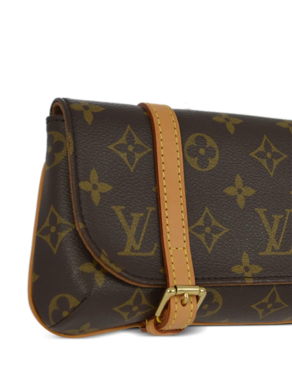 Pre-owned Louis Vuitton 2005 Pochette Marelle Belt Bag In Brown