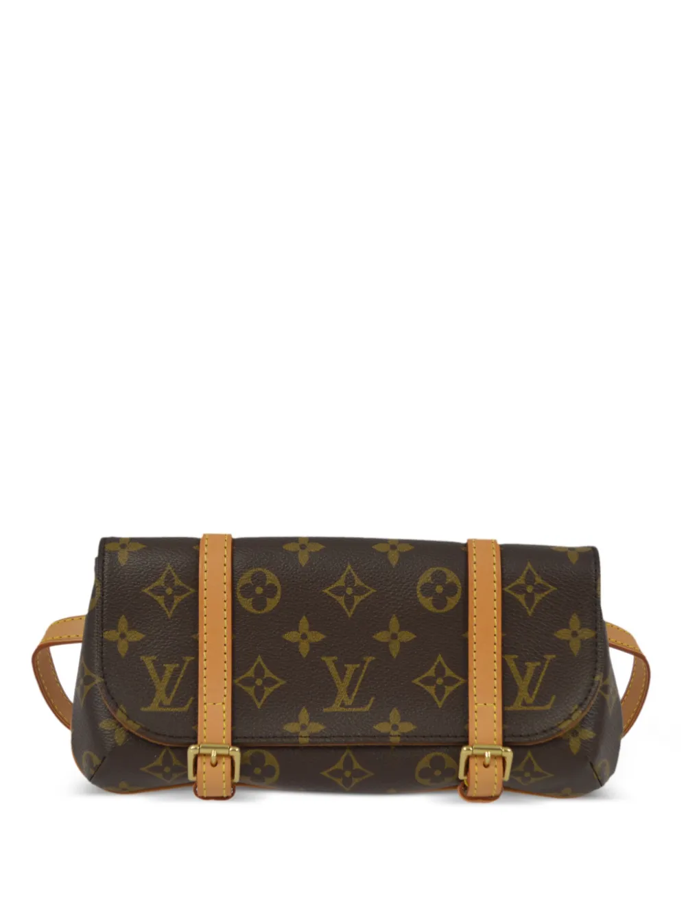 Pre-owned Louis Vuitton 2005 Pochette Marelle Belt Bag In Brown