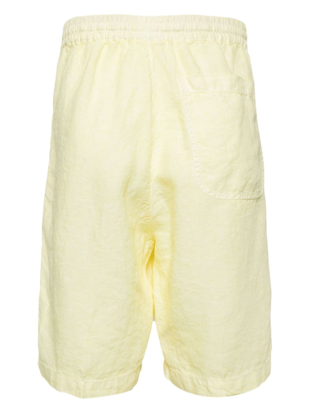 120% Lino Linnen bermuda shorts - Geel