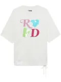 izzue sequin-embellished cotton T-shirt - White