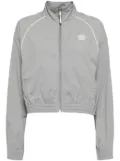 CHOCOOLATE logo-patch track jacket - Grey