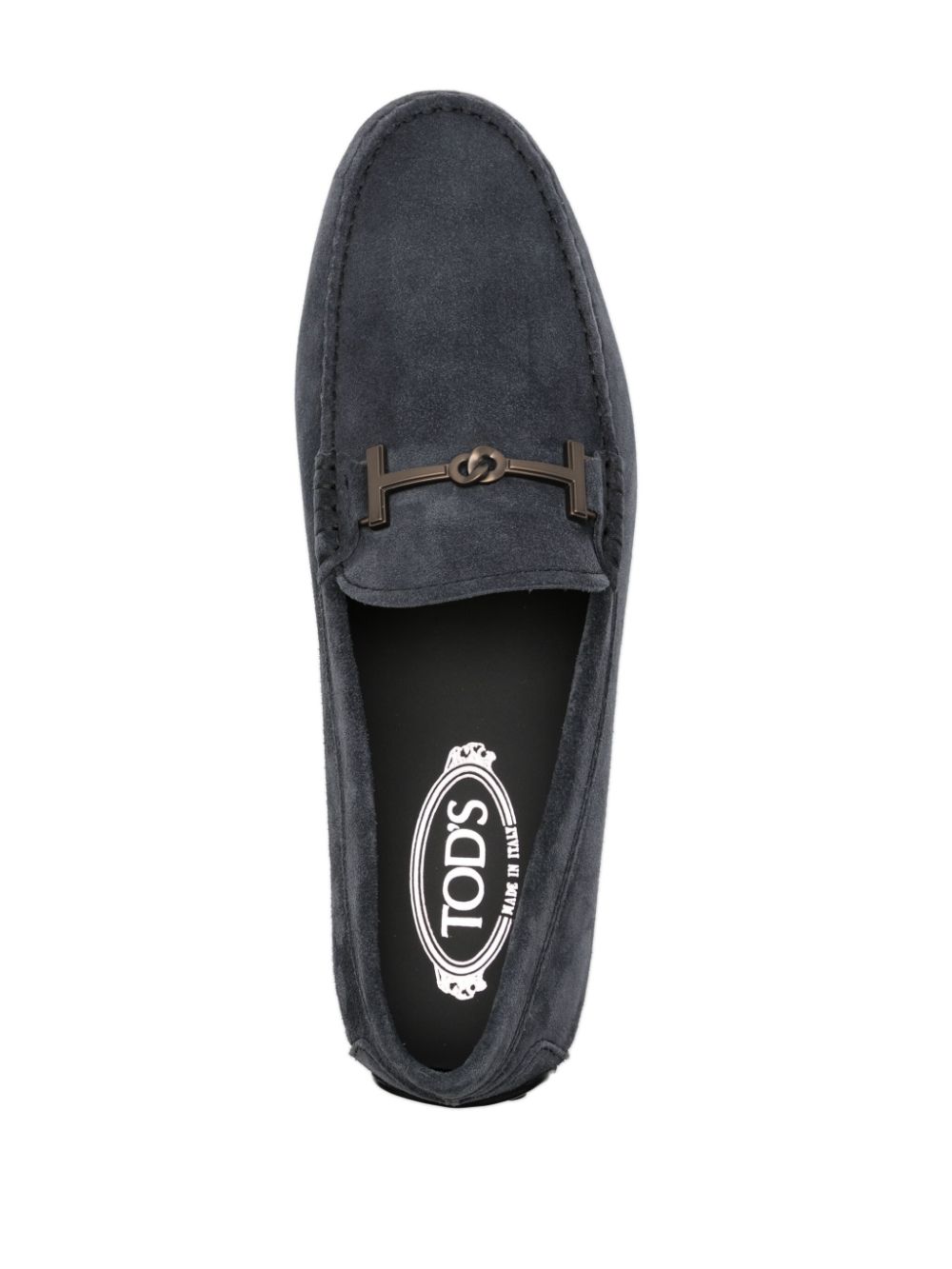 Shop Tod's Gommino Loafers In Blue