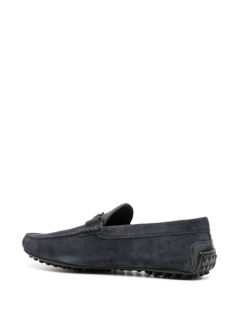 Shop Tod's Gommino Loafers In Blue