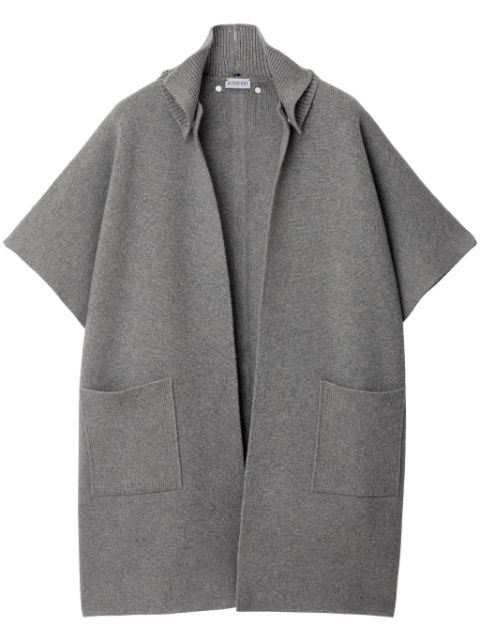 Burberry short-sleeve cashmere cape Men