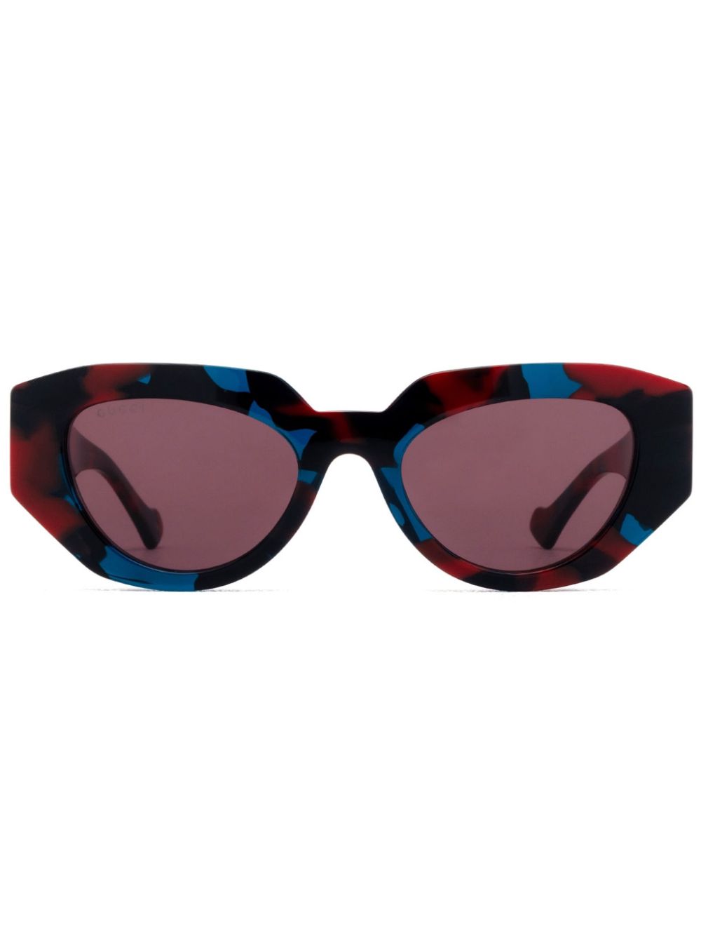 Gucci Eyewear Zonnebril met cat-eye montuur Bruin