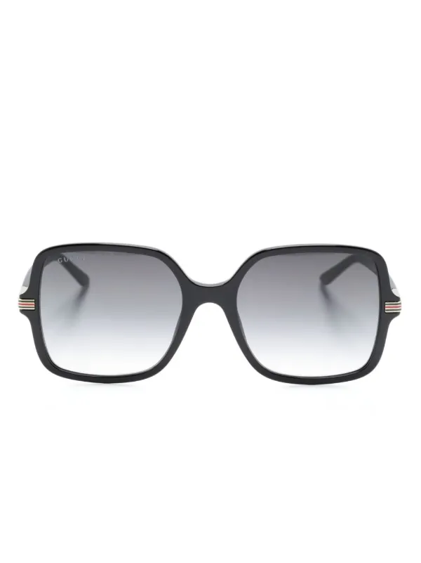 GUCCI ブラック サングラス オーバーサイズ GUCCI オーバーサイズ サングラス ブラック
