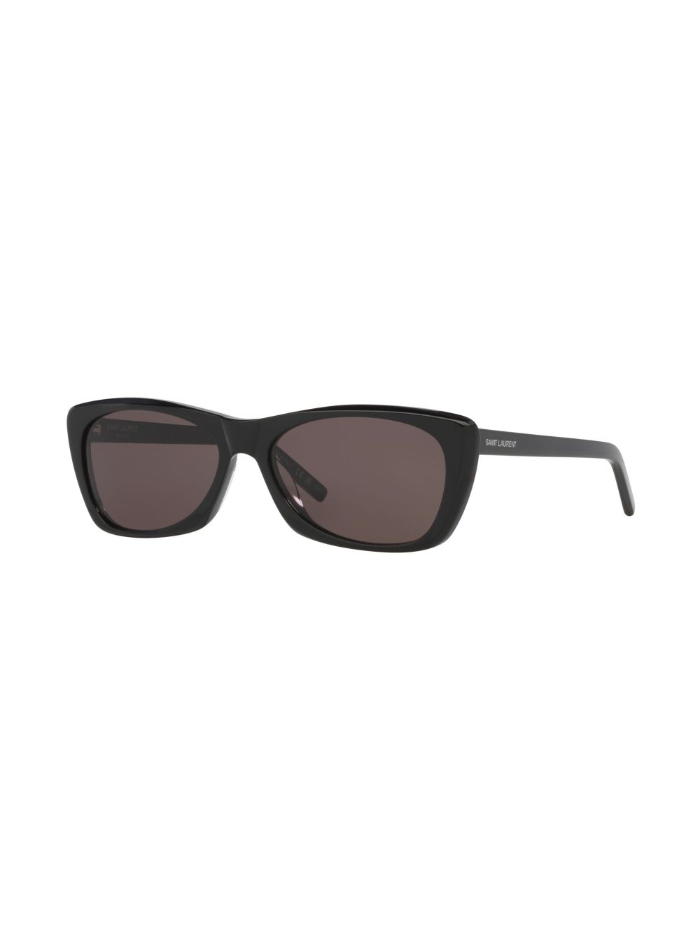 Shop Saint Laurent Sl 613 Cat-eye Frame Sunglasses In Black