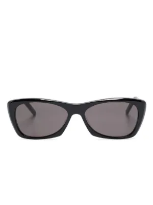 Saint Laurent Eyewear キャットアイ サングラス | ブラック | FARFETCH JP