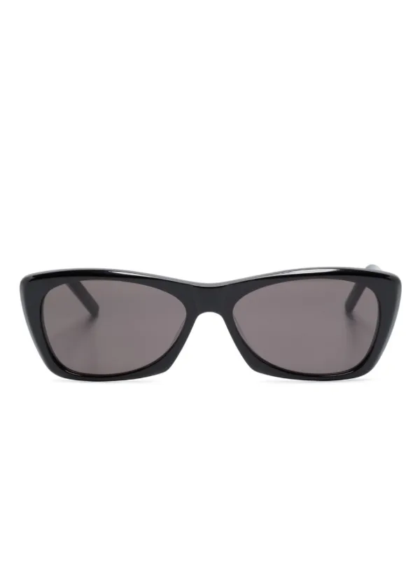 Saint Laurent SL613 001 Cat Eye Sunglasses - Black Saint Laurent SL 613 Sunglasses 001 Shiny Black - eye-oo.com main image 3