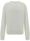 Thom Krom panel-detailing cotton sweatshirt - White