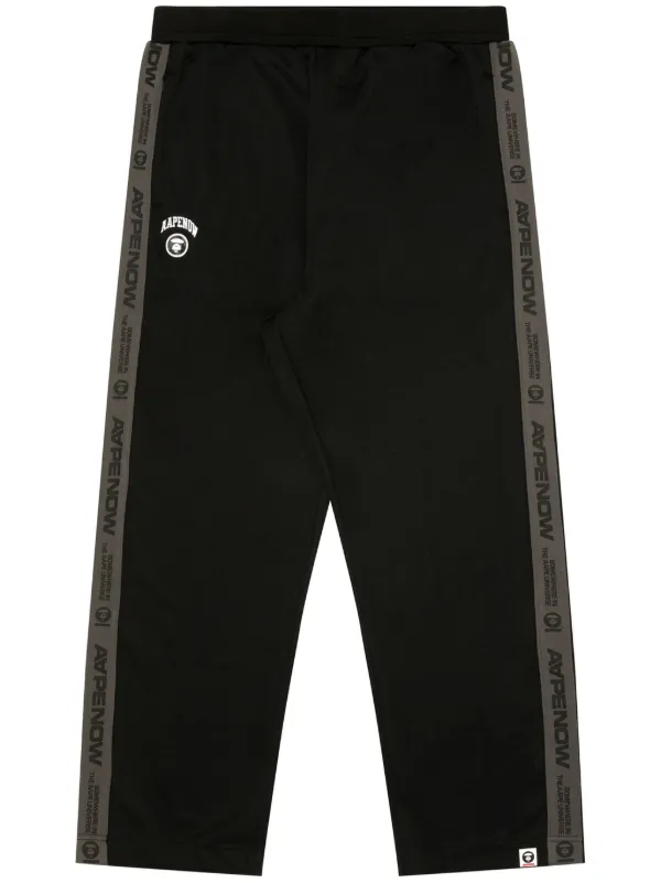 AAPE BY *A BATHING APE® ムーンフェイスパッチ トラックパンツ