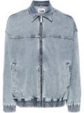 izzue oversized denim jacket - Blue