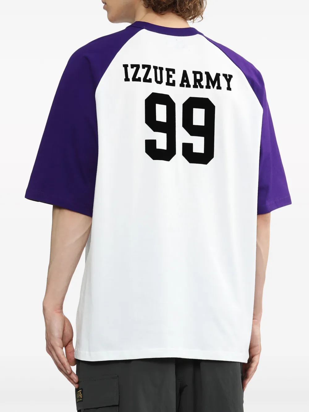 izzue T-shirt met logoprint Wit