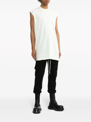 RickOwens 24ss アシンメトリードレープノースリーブ RickOwens 24ss アシンメトリードレープノースリーブ トップス