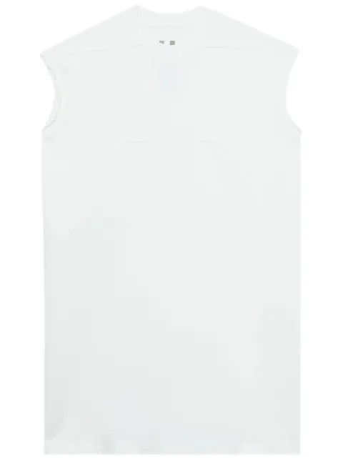 Rick Owens Splintered Tarp cotton tank top