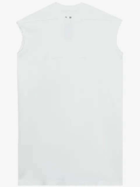 Rick Owens top Splintered Tarp sin mangas