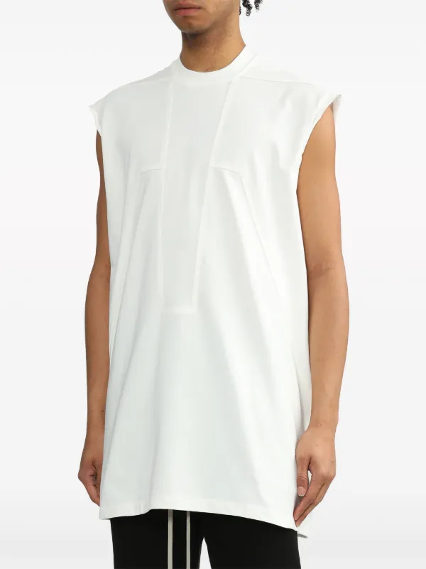 RICK OWENS - 【24SS】ノースリーブ オーバーサイズ Tシャツ