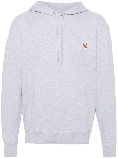 Maison Kitsuné Fox-motif cotton hoodie