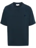 Maison Kitsuné Fox-motif cotton T-shirt - Blue