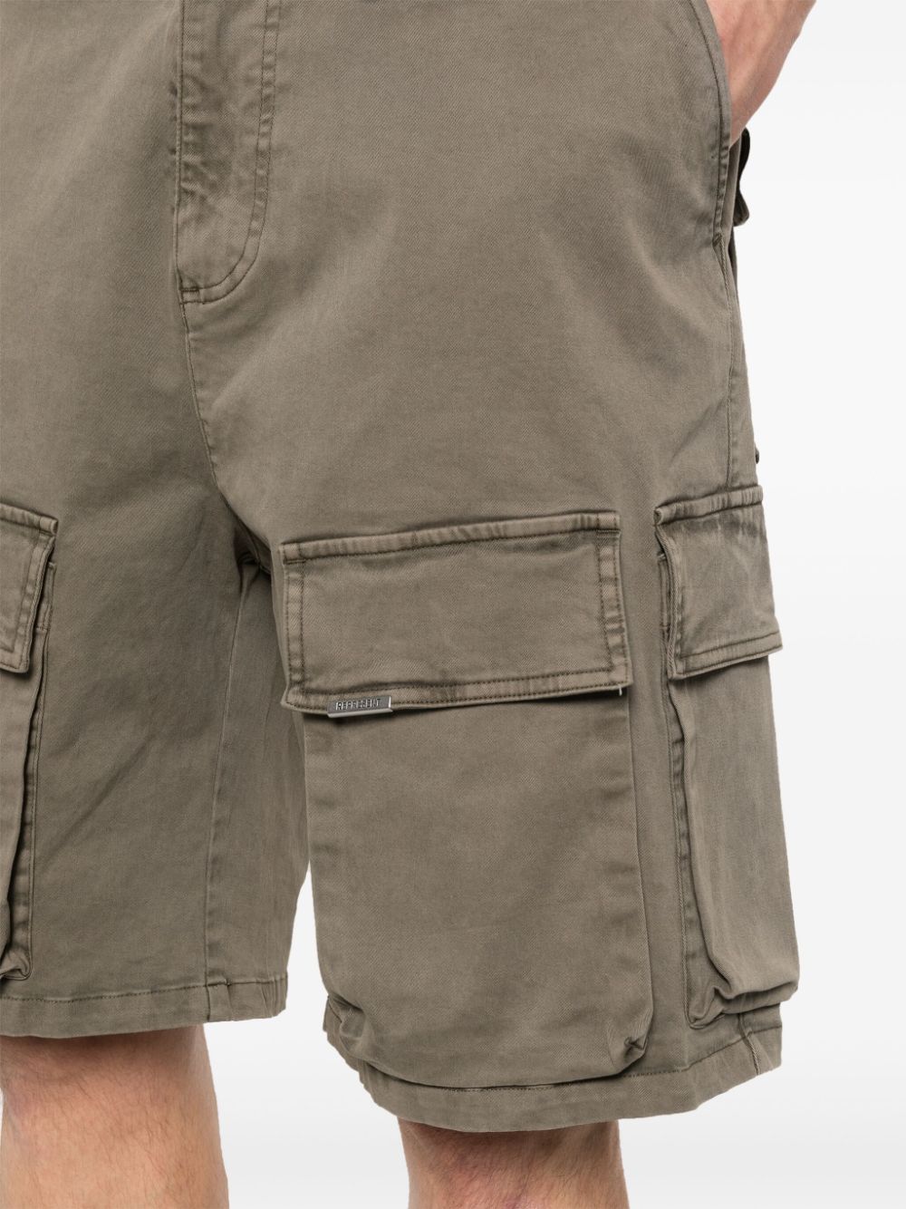 Shop Represent Multi-pockets Cargo Shorts In Green
