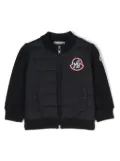 Moncler Enfant logo-patch padded jacket - Blue