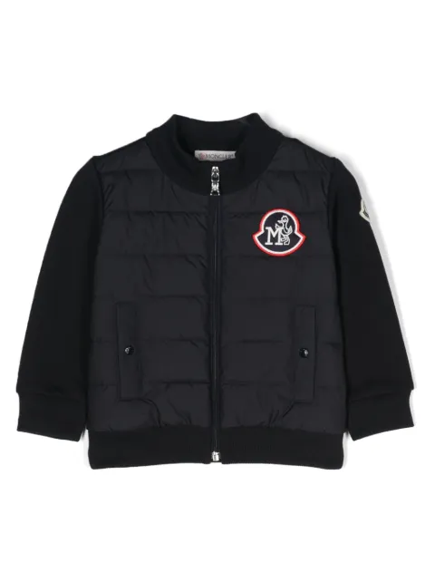 Moncler Enfant logo-patch padded jacket