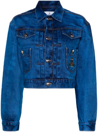 Vivienne Westwood Marlene Denim Jacket | Blue | FARFETCH