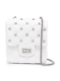 Monnalisa crystal-embellished cross body bag - White