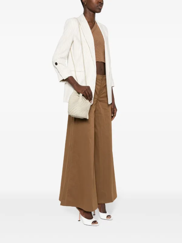 DRAGON DIFFUSION Pompom Double Jump Leather Bag | Neutrals