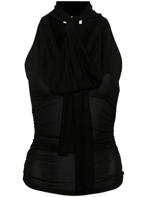 Blumarine haut froncé en jersey