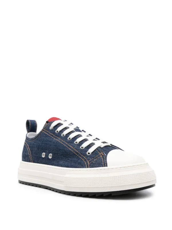DSQUARED2 Berlin Denim Sneakers | Blue | FARFETCH
