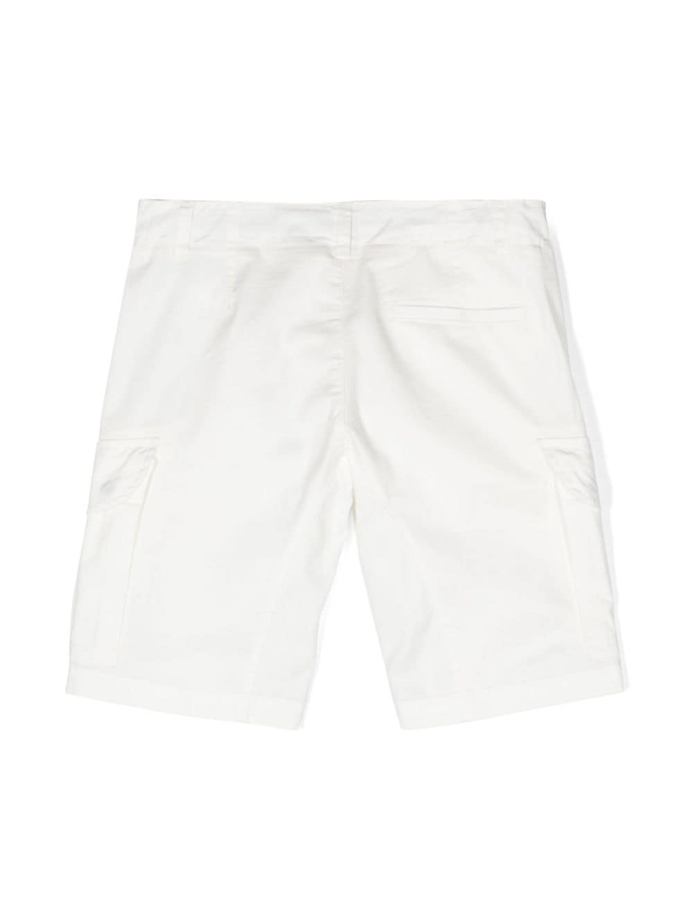 Shop C.p. Company Lens-detail Cargo Shorts In White