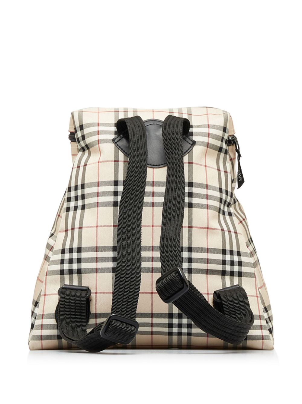 Burberry Pre-Owned House Check canvas backpack - Beige