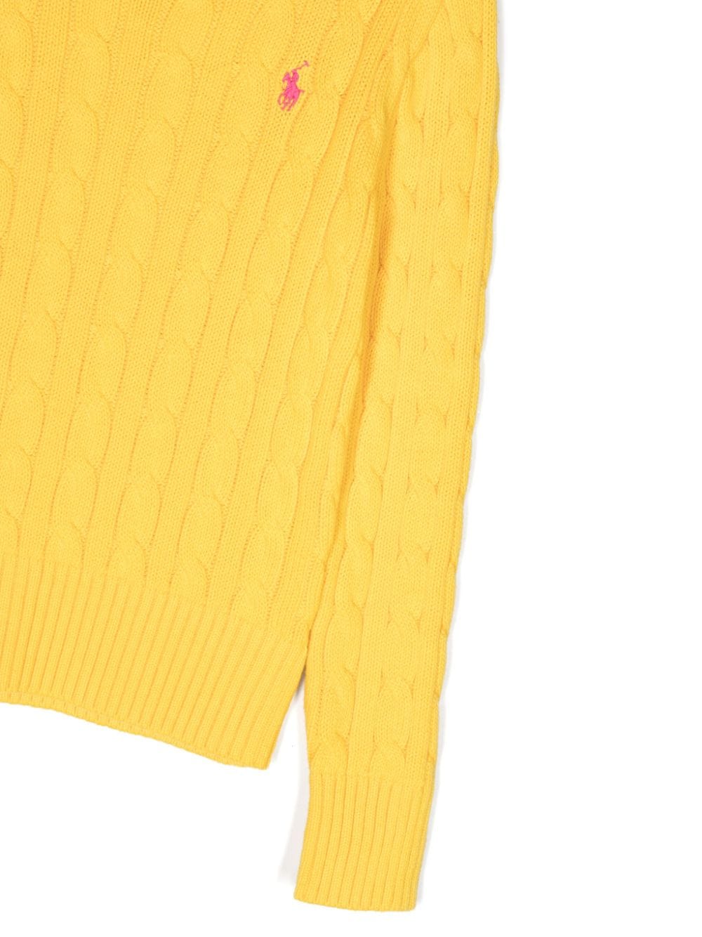 Shop Ralph Lauren Polo Pony-motif Jumper In Yellow