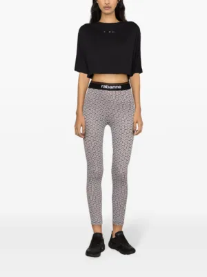 スパッツ・レギンス Rabanne 'Monogram' leggings Rabanne Leggings for Women - Shop on FARFETCH