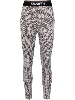 スパッツ・レギンス Rabanne 'Monogram' leggings Rabanne Leggings for Women - Shop on FARFETCH