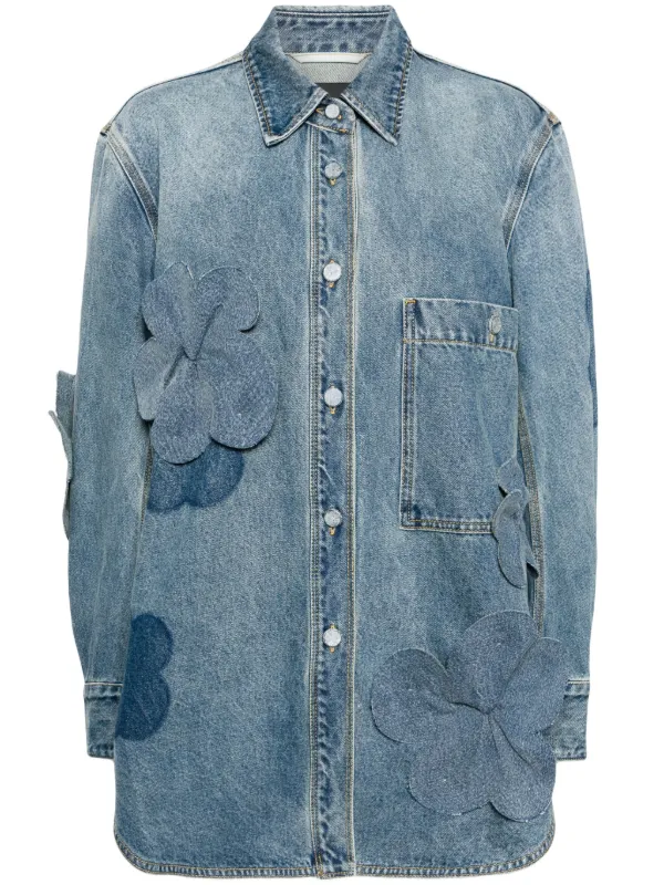 VAULTROOM LOGO DENIM JACKET / WASH BLUE