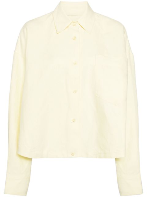 JNBY oversized cotton-linen shirt Women