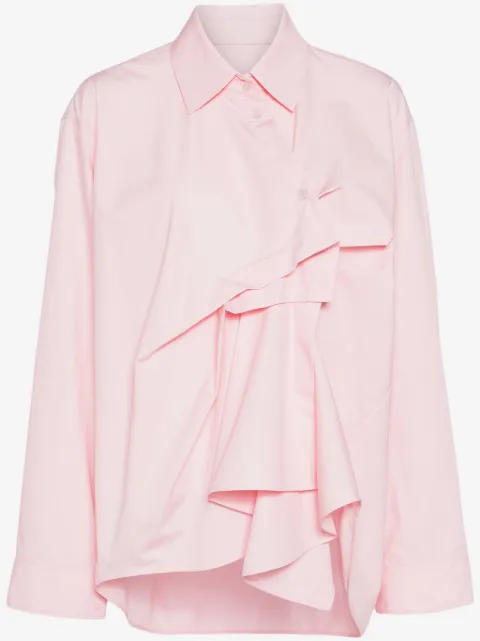 JNBY blusa con detalle fruncido