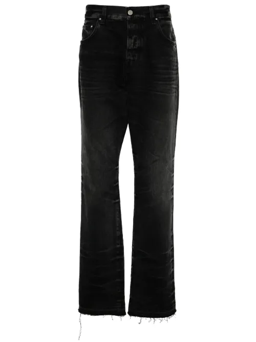 AMIRI jean droit Release Hem - Noir - AMIRI - Modalova