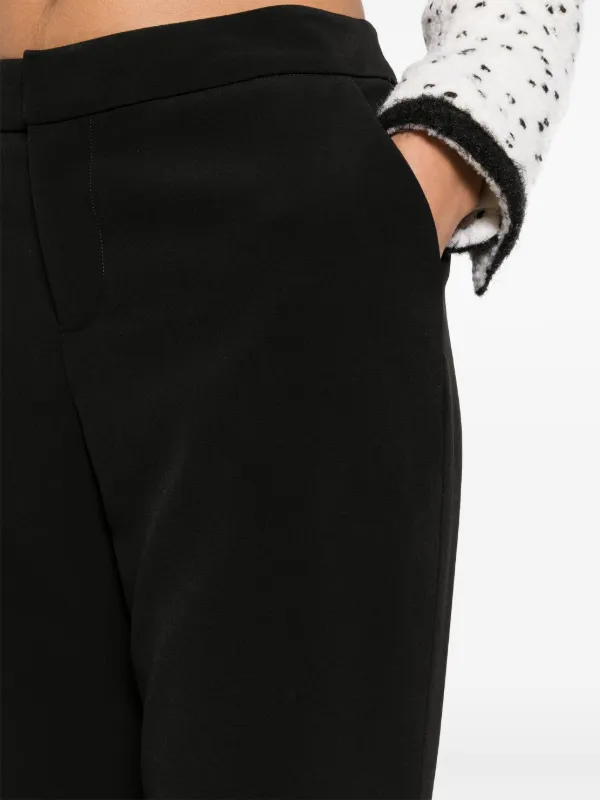テ*い様 BALMAIN ブラック ベルベット フレアパンツ Balmain フレアパンツ | ブラック | FARFETCH JP