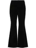 Balmain flared crepe trousers - Black