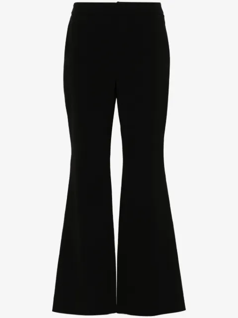 Balmain flared crepe trousers