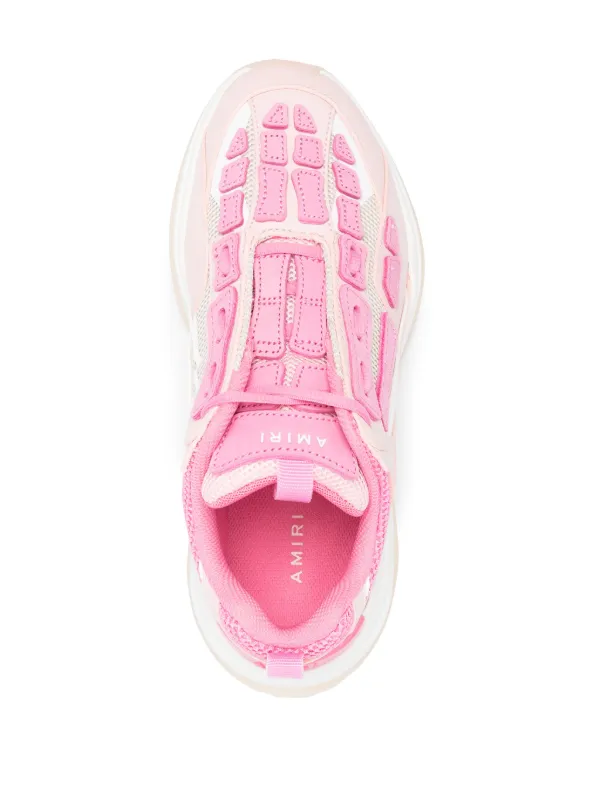 AMIRI Bone Runner Sneakers | Pink | FARFETCH