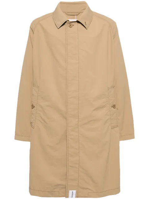 CHOCOOLATE Trenchcoat met enkele rij knopen