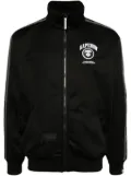 AAPE BY *A BATHING APE® logo-embroidered zip-up jacket - Black
