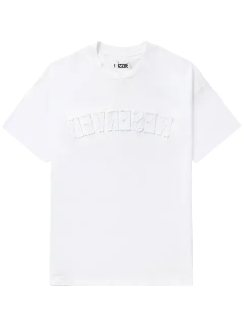 izzue reverse-appliqué cotton T-shirt
