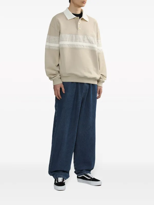 【関税込み】Drole de Monsieur スウェットシャツ White Cotton Club Sweatshirt